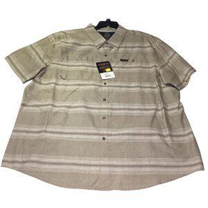 Wrangler Men's All Teran Gear Breeze Shirt ATG Size XXL Beige/Brown New W Tags